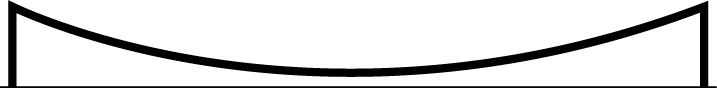 ARC Concave line drawing