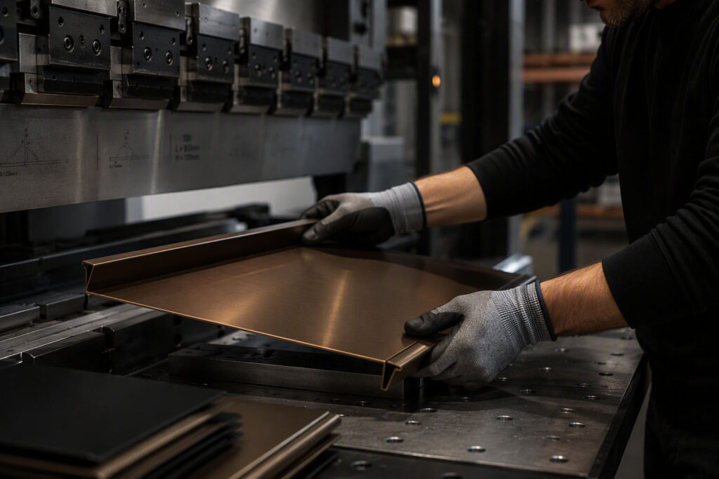 Our process manufacturing metal cladding
